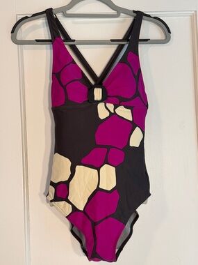 Rasurel France Unique One Piece Swimwear with Bold Modern Design